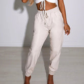 PU Leather Fashion Elegant Office Pants InsStreet
